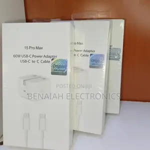 Original iPhone Charger 60 Watts With Folding Pins and One Meter Cable