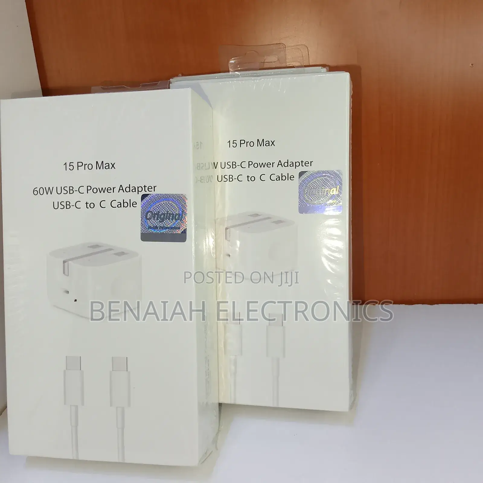 Original iPhone Charger 60 Watts With Folding Pins and One Meter Cable