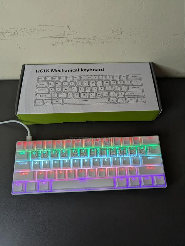 Hot Swappable Blue Switches Axis Mechanical Gaming Keyboard