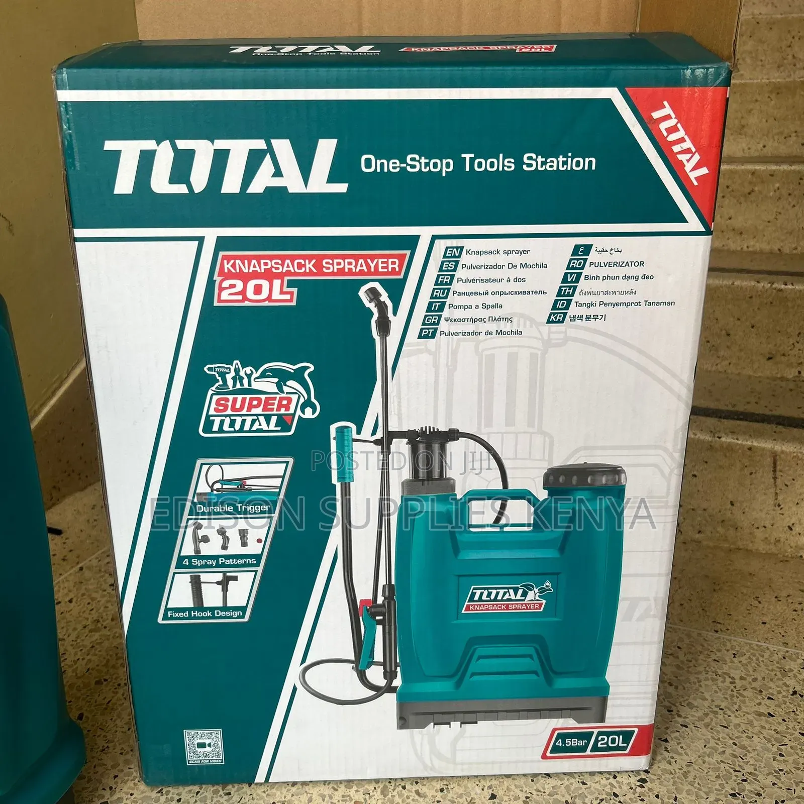 Knapsack Sprayer Total 20 Litre Farm Garden Sprayers Fumigation
