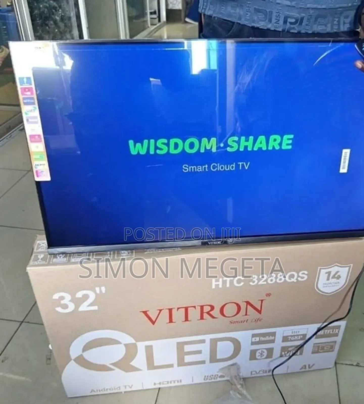 Inbuilt Decorder Vitron 32 Inch Qled Tv