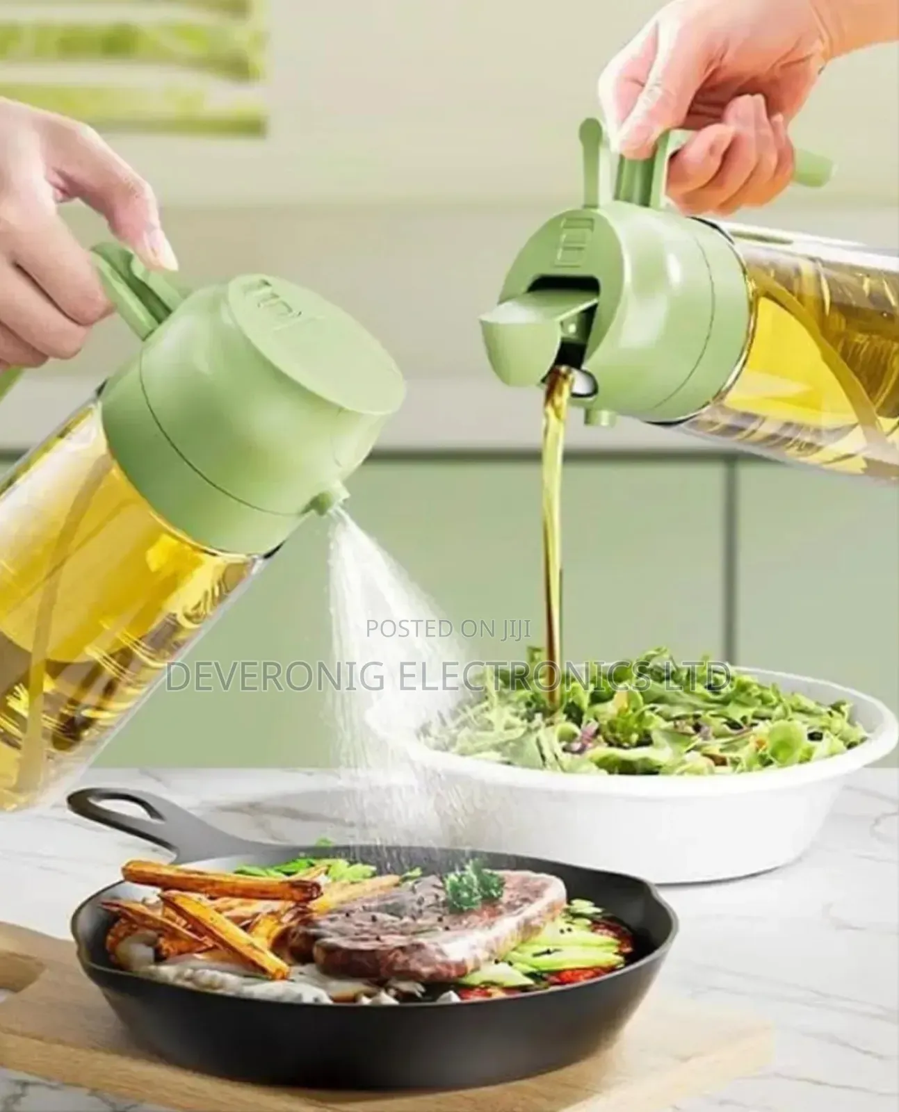 Spray Bottle And Automatic Oil Jar
