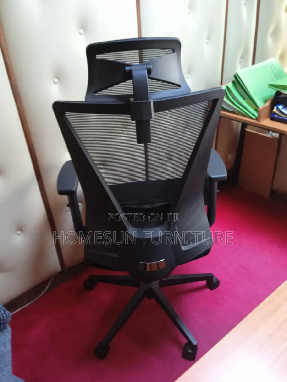 High Back Black Executive Office Chair