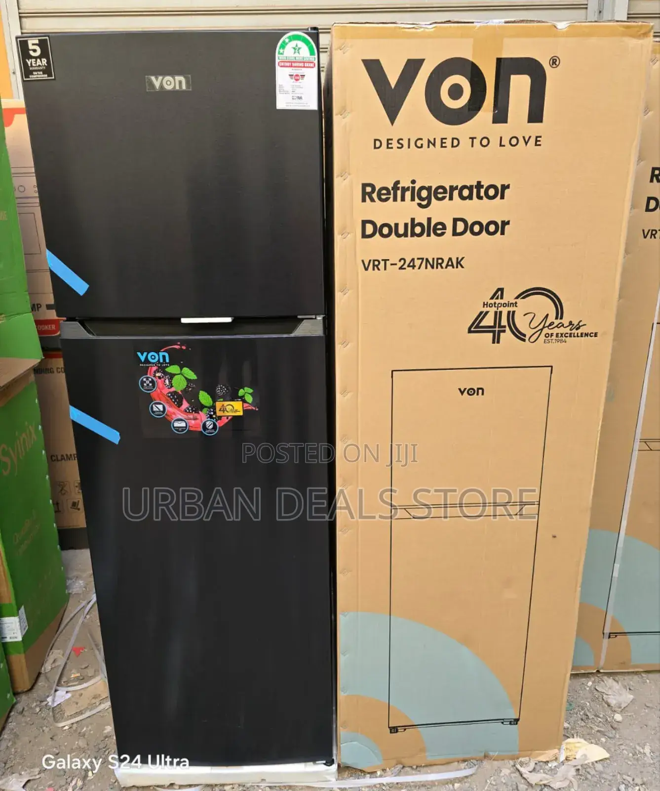 Von 247 LTRS Nofrost Double Door Refrigerator