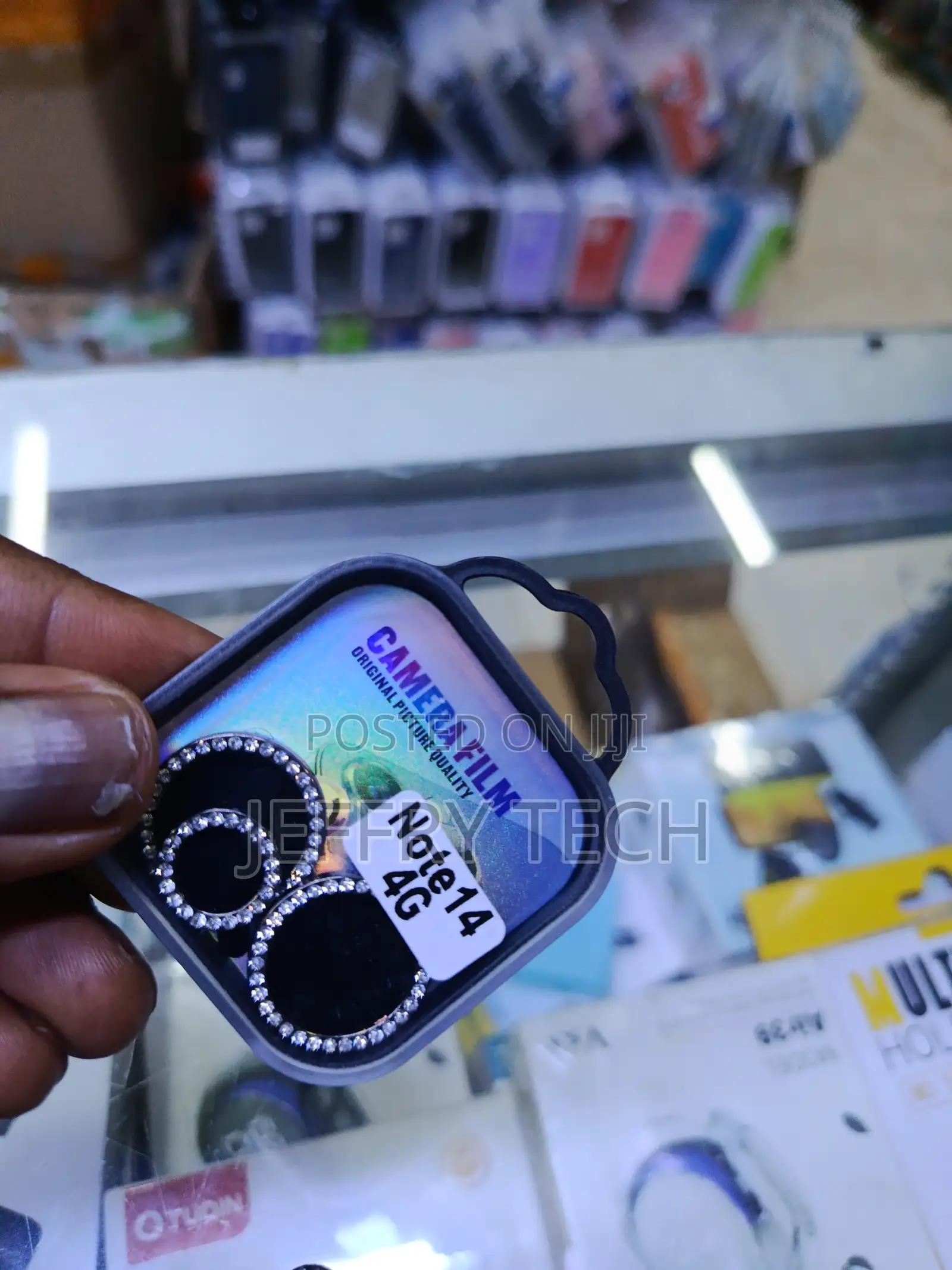 Nikie Glitter -Style Camera Lens Protector for the Redmi Note 14 4g