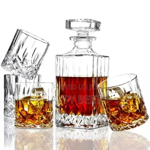 *1.2l Crystal Whisky Decanter+6glasses*