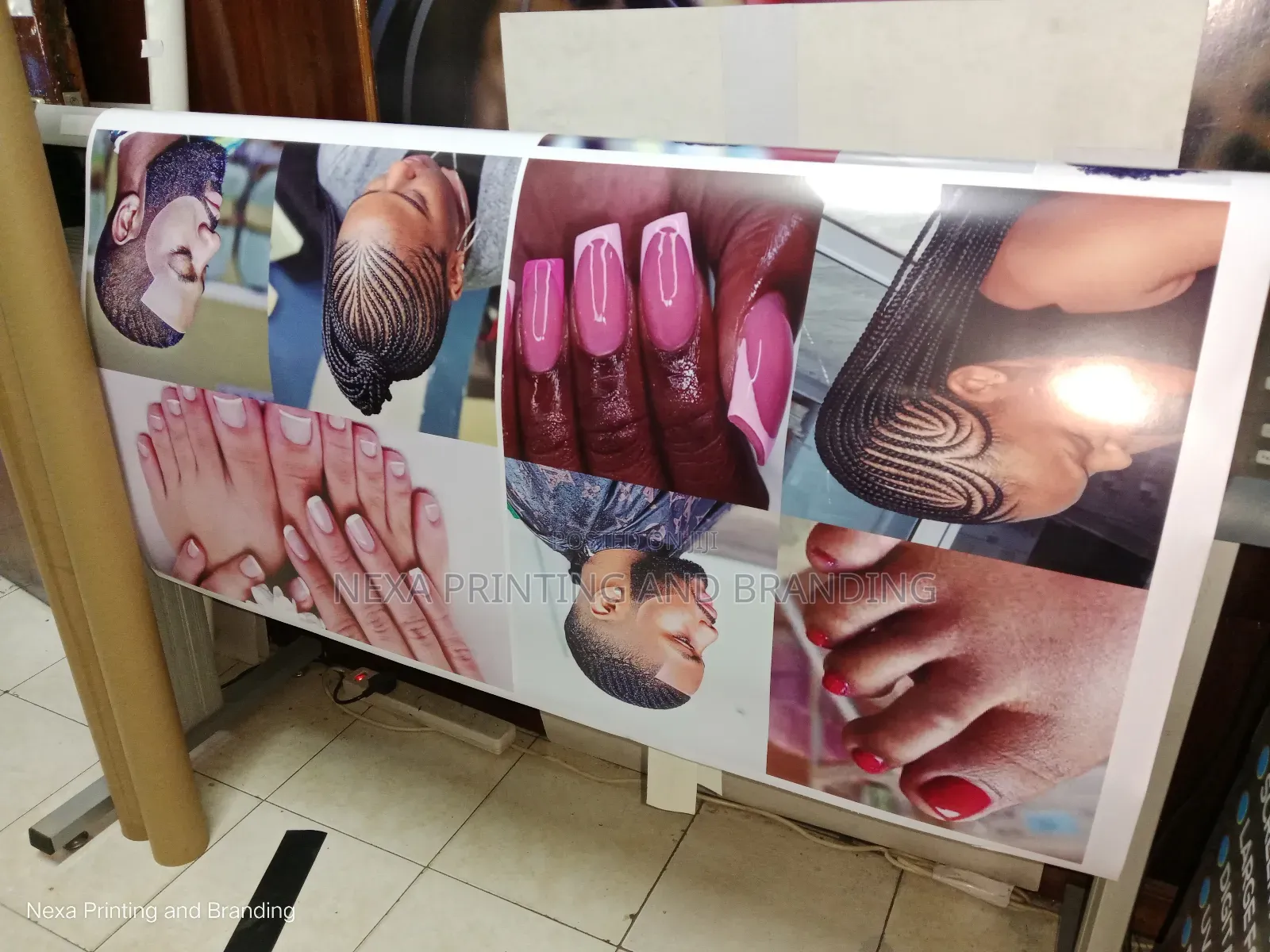 Salon and Kinyozi Banner and Stickers
