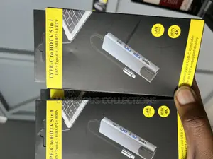 High Speed Type C to Usb, Hdmi(), Rj45, Type C, 5 in 1 Con