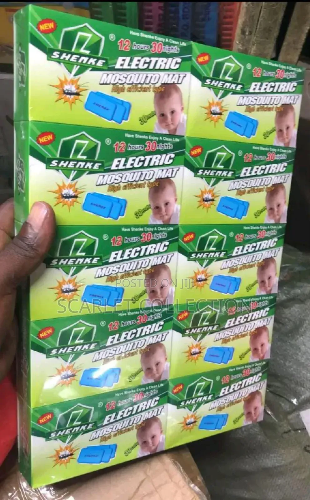 Shenke Electric Mosquito Mats. 10 Boxes(300 Mats)