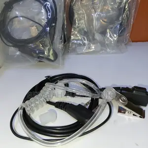 Clear Walkie Talkie Earpiece With Anti Radiation Tube