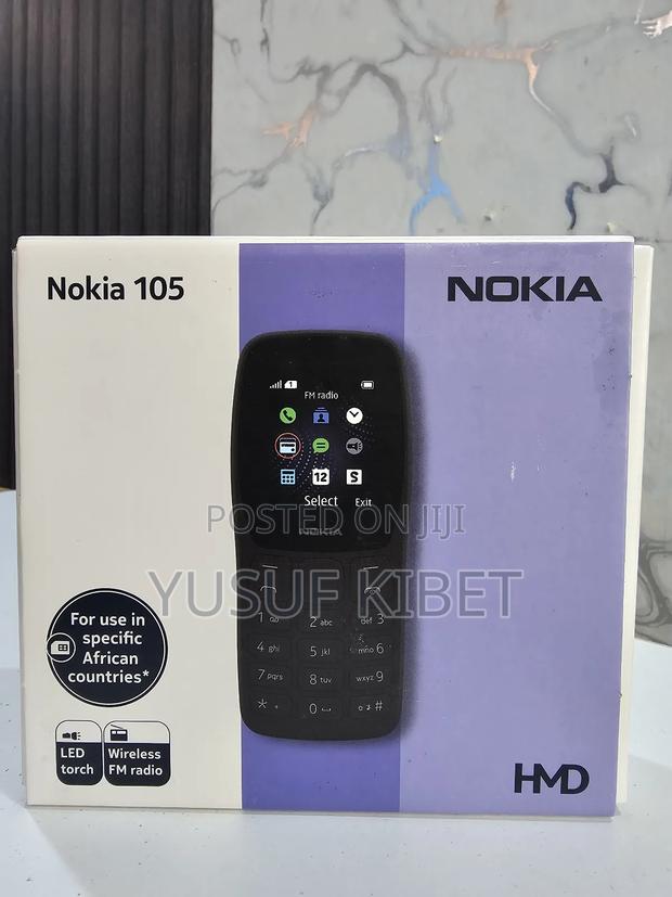 New Nokia 105 Black - main view