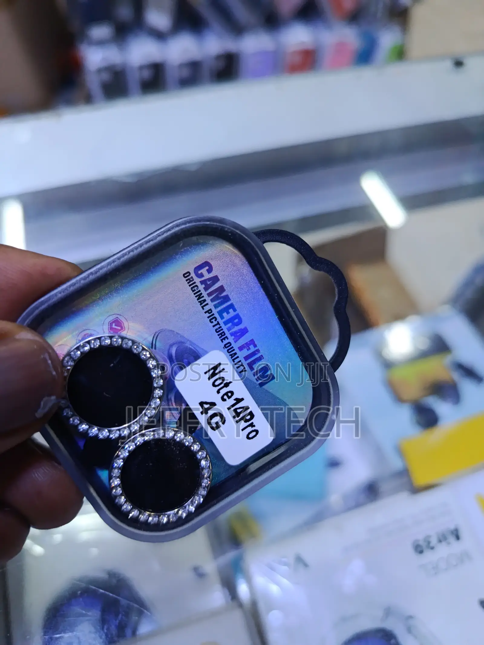 Sawer Xiaomi Redmi Note 14 Pro 4g Bling Rhinestone Design Lense Cover