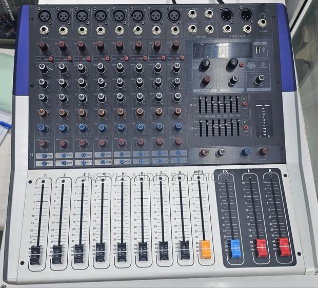 8 Channels Pro Powered Mixer Usb/Bluetooth 1500w Pay on Delivery - thumbnail 3