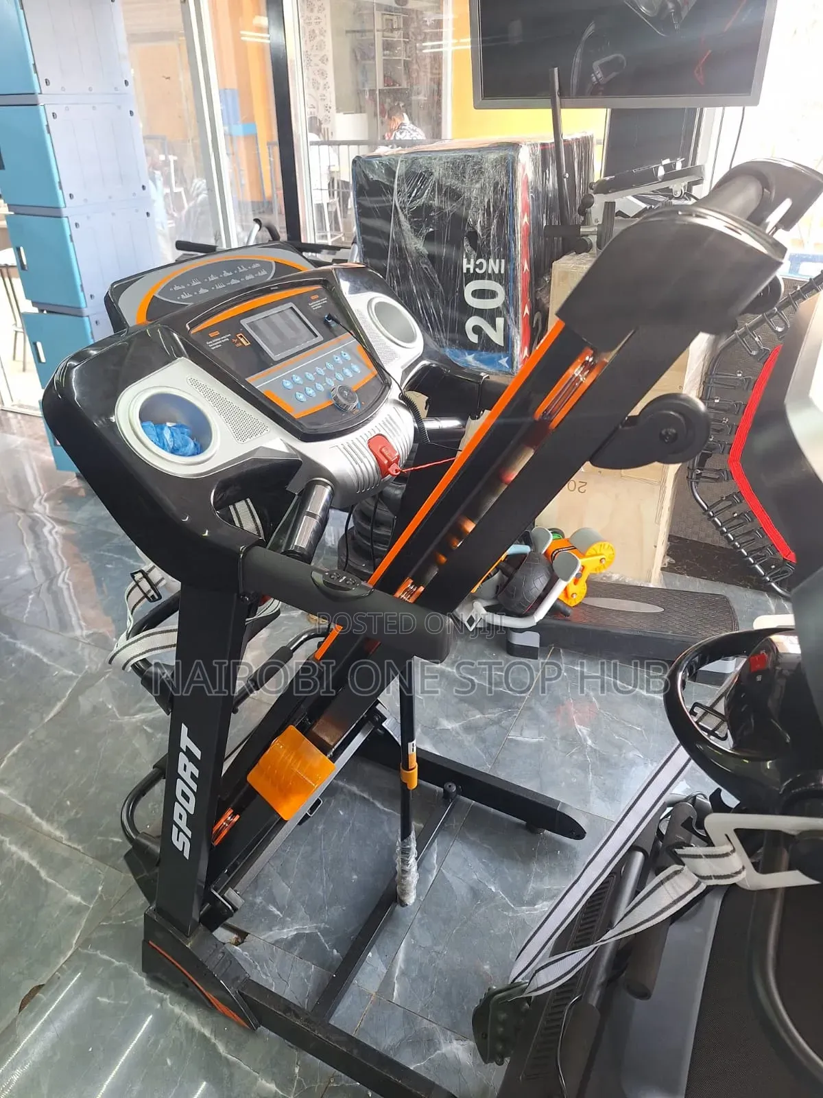 Foldable Motorized Treadmill 3.5 Hp