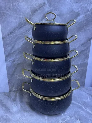 *10pcs Amber Cookware Set*
 20/22/24/28/30cm Pots*
 : Granite
