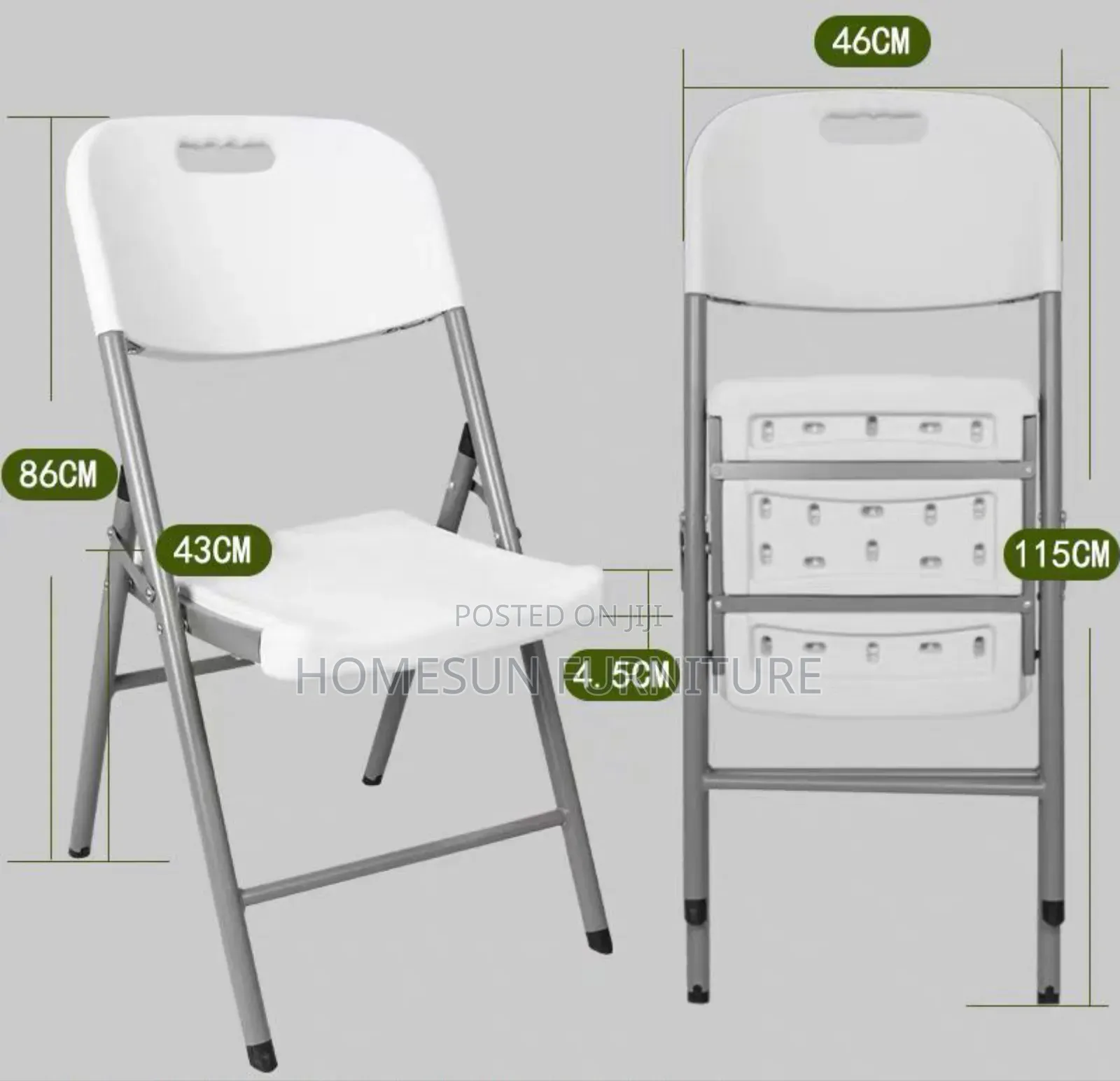White Foldable Chairs
