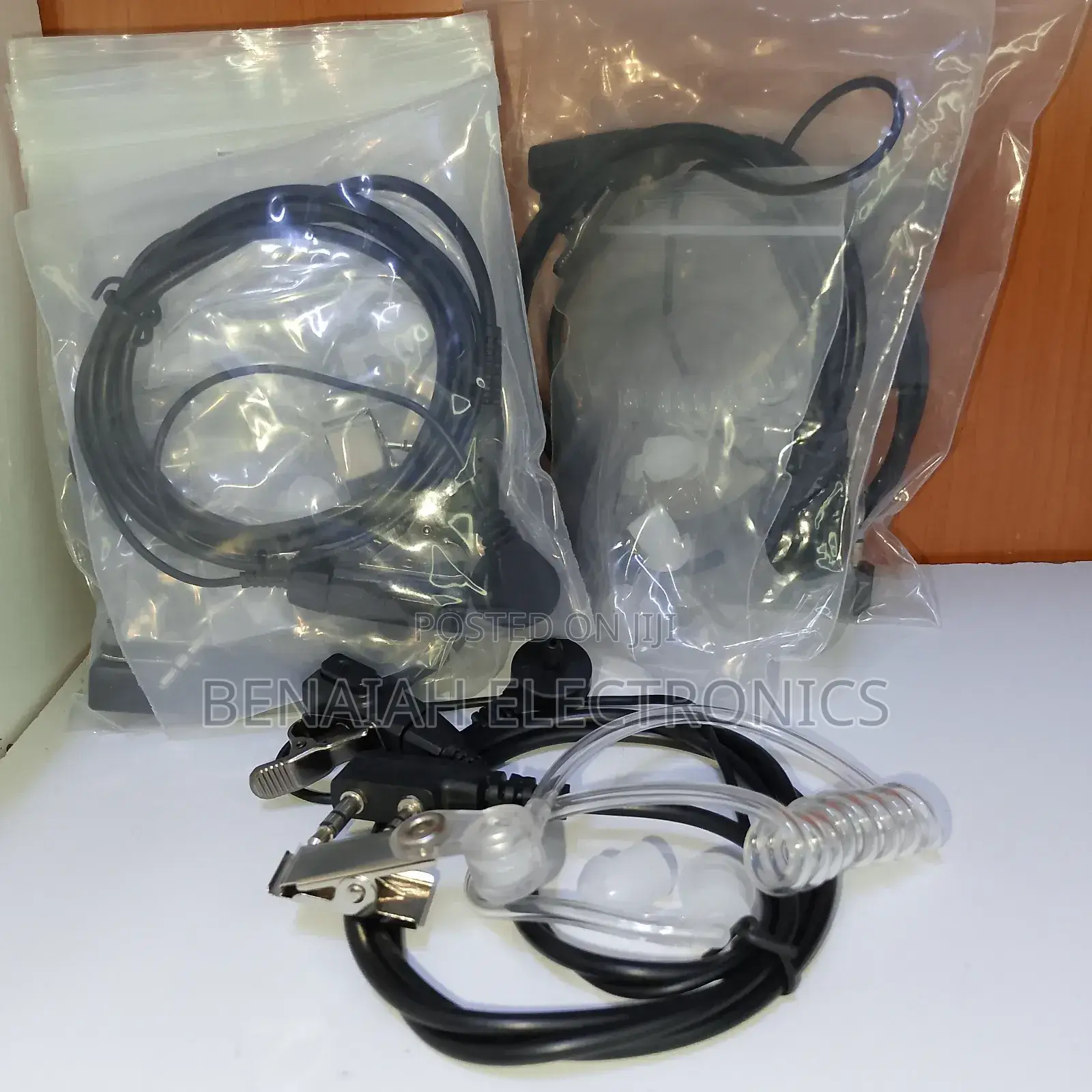Fbi Radio Call Earphones, Double Pin, Clear Sound Anti Radiation