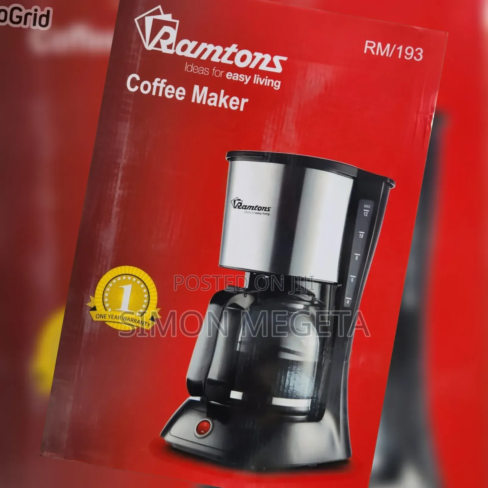 Available Fare Price Ramton Coffee Maker Rm193 Available