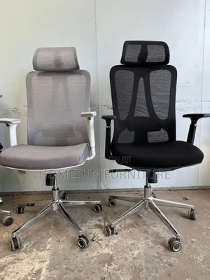 Black and White Executive Office Chair