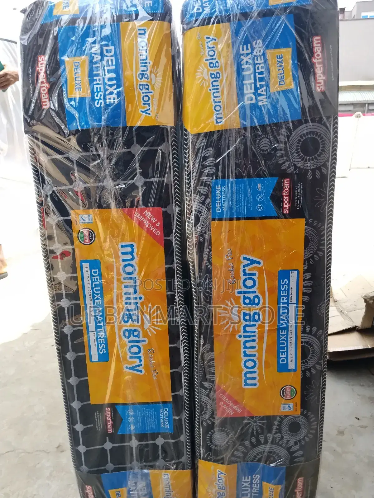 Mattress 8 Inches Density, 3 1⁄2by 6 Fts, Quilted
