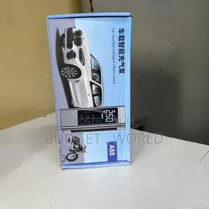A88 Rechargeable Digital Tyre Pump With Led Light