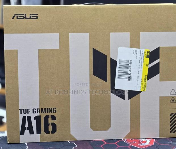 New Laptop Asus TUF Gaming F16 16GB AMD Ryzen 9 SSD 1T