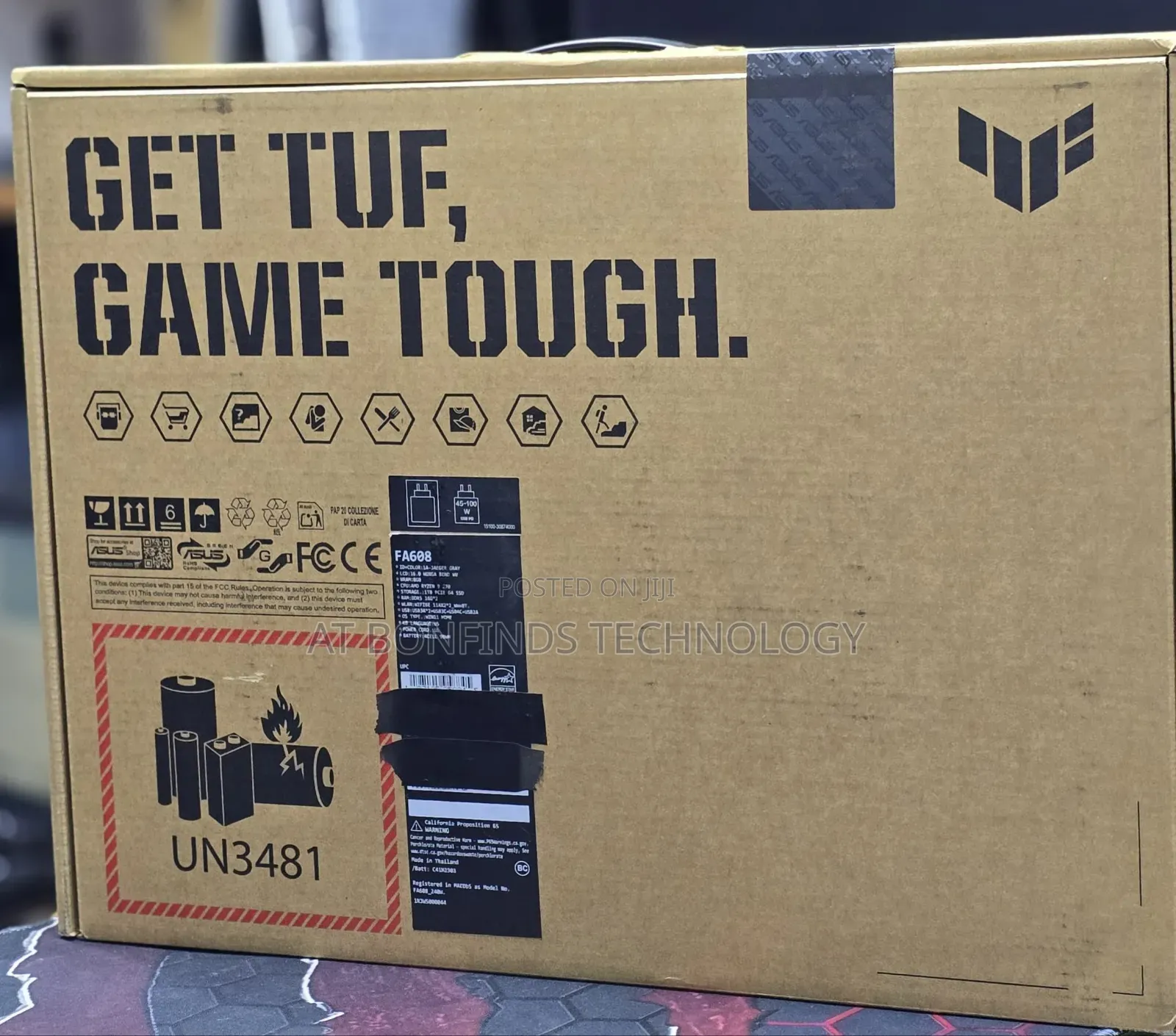 New Laptop Asus TUF Gaming F16 16GB AMD Ryzen 9 SSD 1T