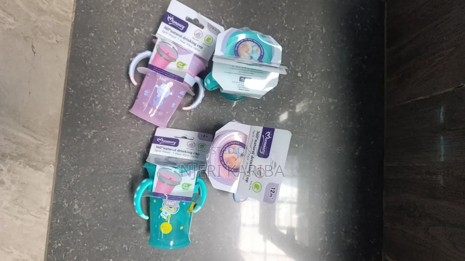 Baby Training Cups-360° Non Spill