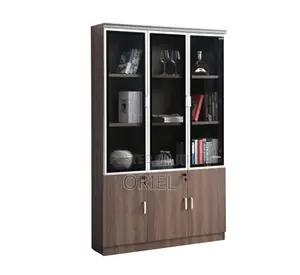 Office Cabinet : Office Wooden 3-Door Cabinet