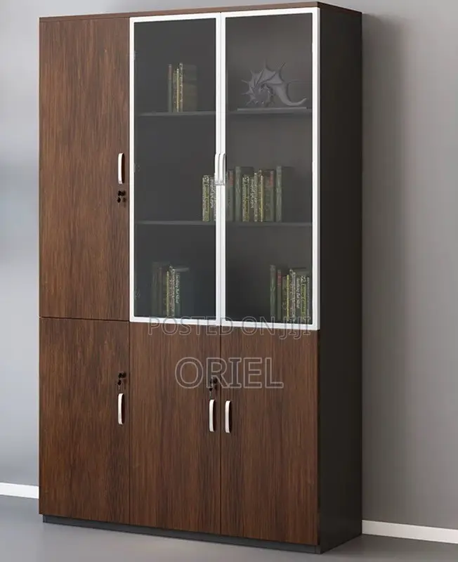 Office Cabinet : Office Wooden 3-Door Cabinet