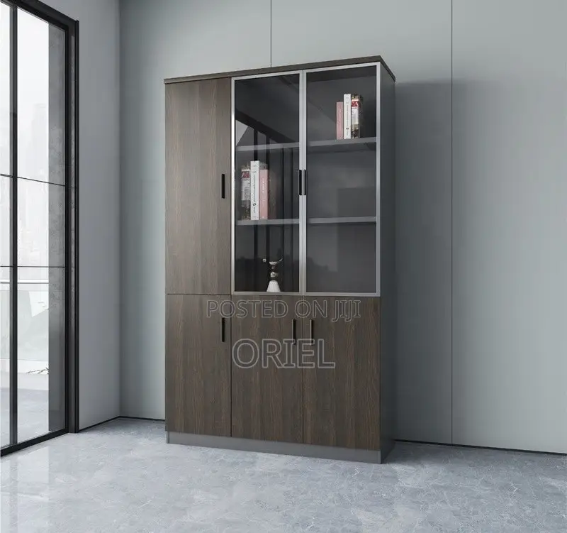 Office Cabinet : Office Wooden 3-Door Cabinet