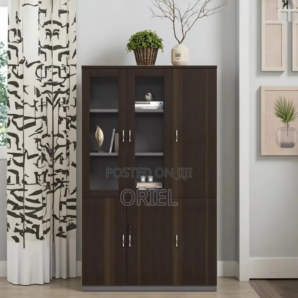 Office Cabinet : Office Wooden 3-Door Cabinet