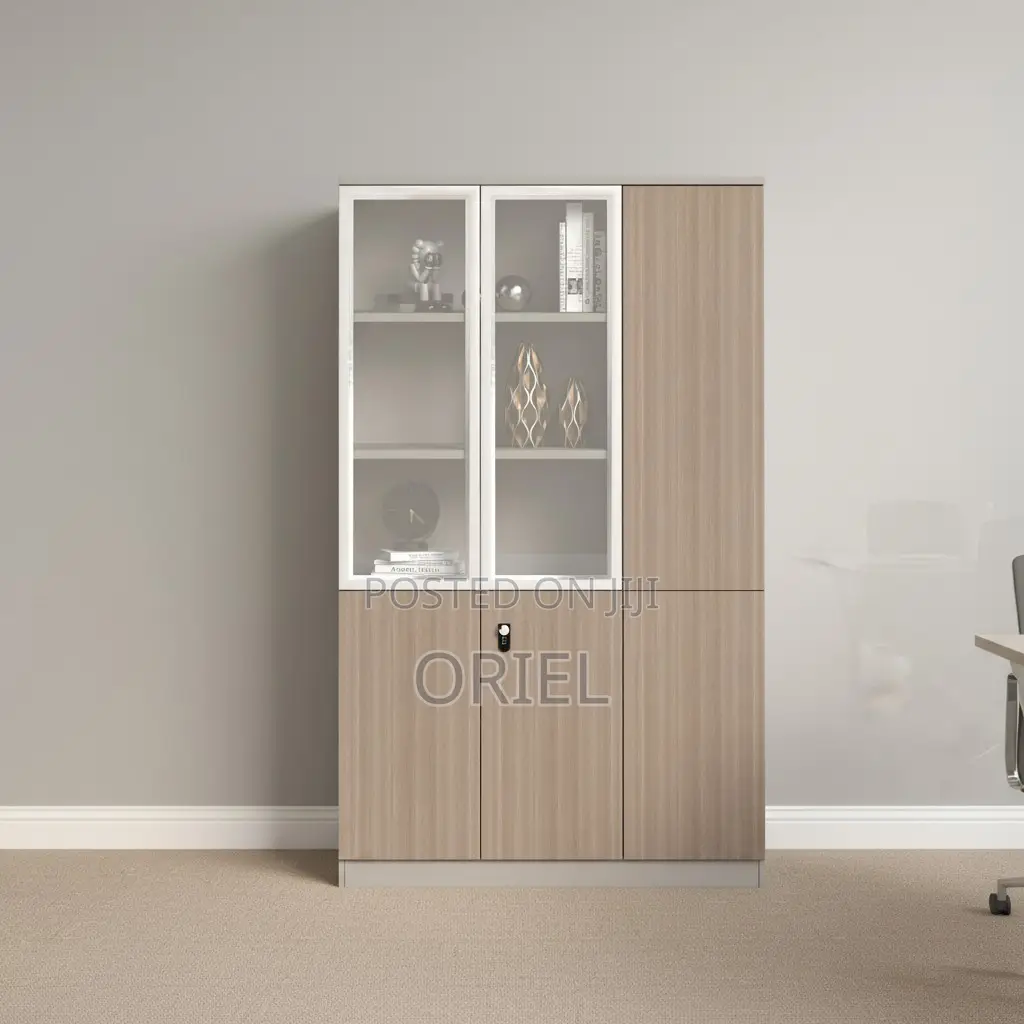 Office Cabinet : Office Wooden 3-Door Cabinet