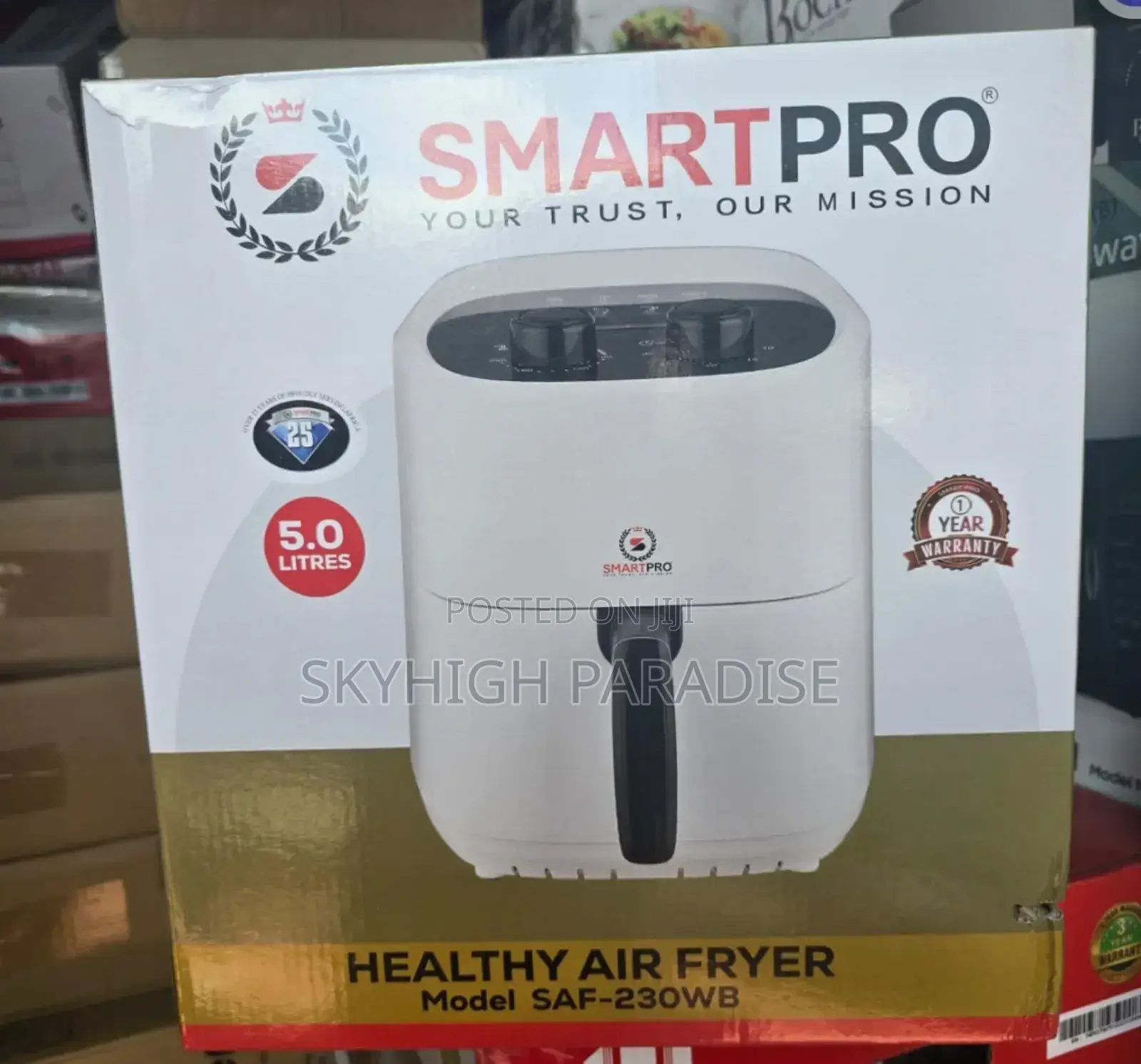 5 Litres Smart Pro Digital Air Fryer