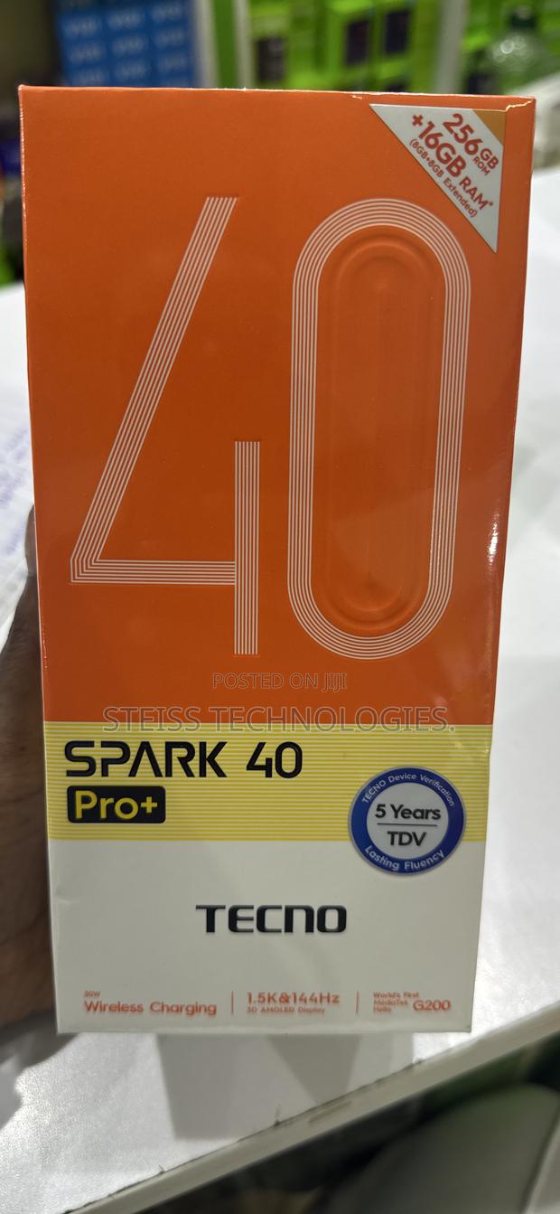 New Tecno Spark 40 Pro+ 256 GB Gray