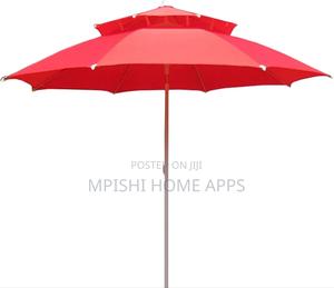 2-Tier Windproof Outdoor Canvas Umbrella - main view
