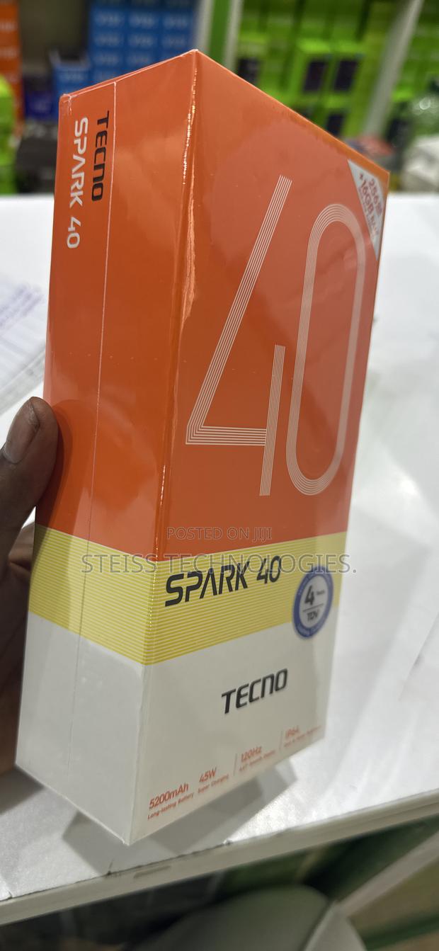 New Tecno Spark 40 256 GB Black - thumbnail 2