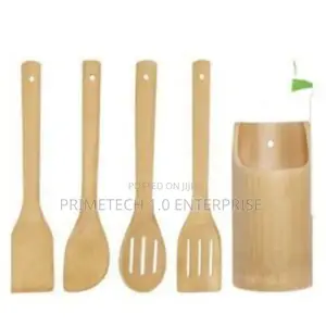 5 in 1 Bamboo Spoons