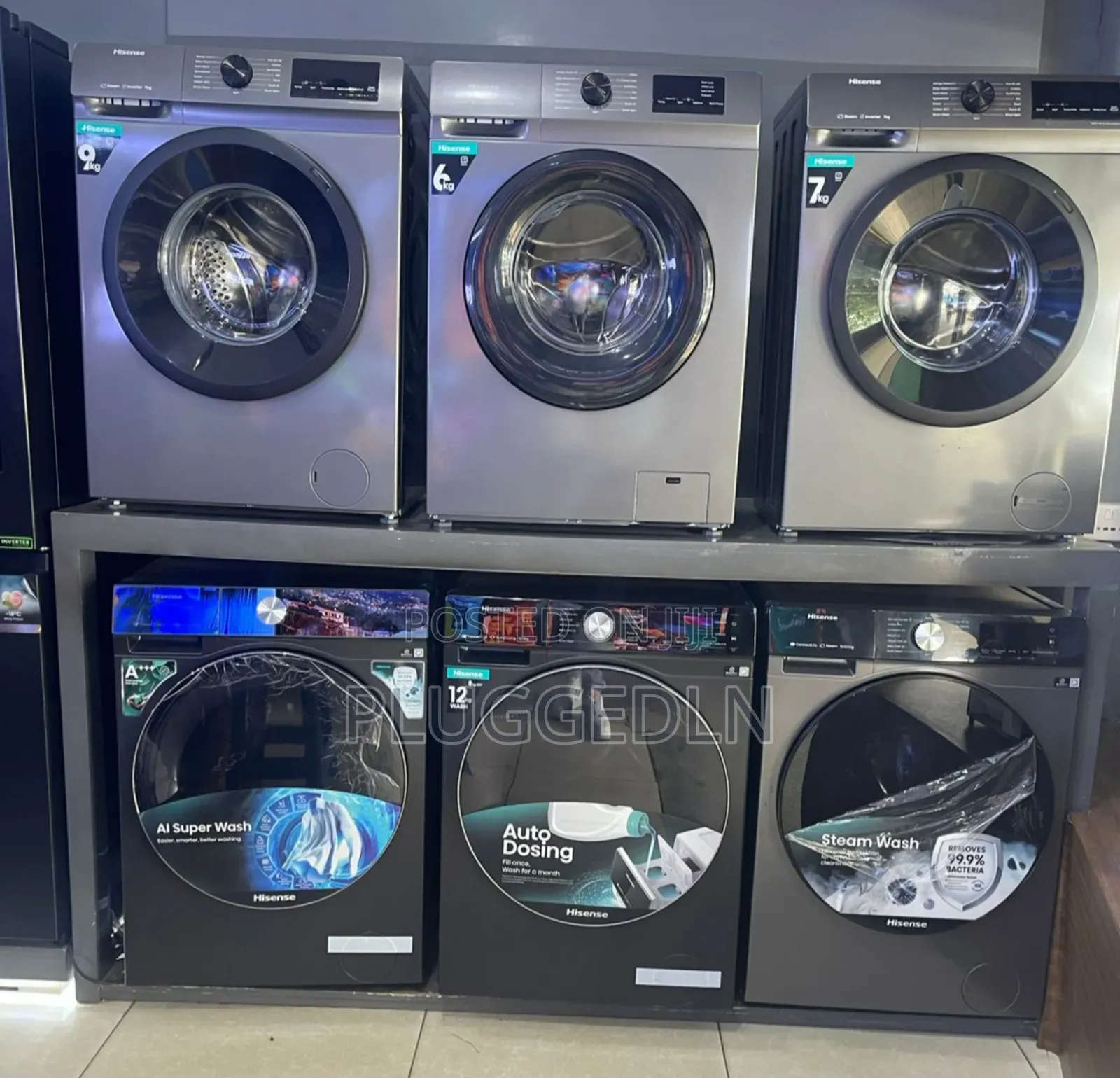 Hisense Washing Machine Front Load 12kg
 Full Automatic