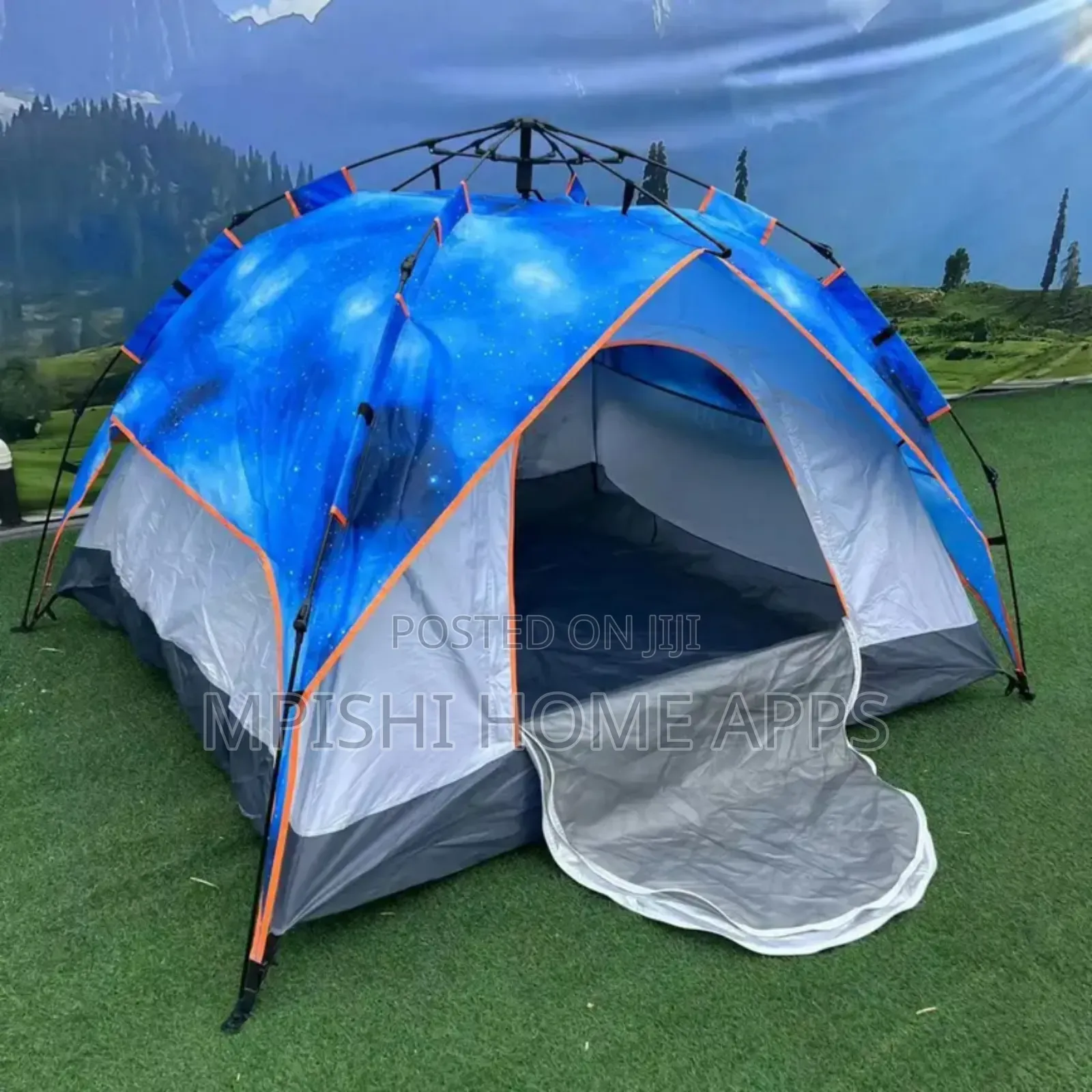 Automatic 3-4 Person Pop-Up Camping Tent
