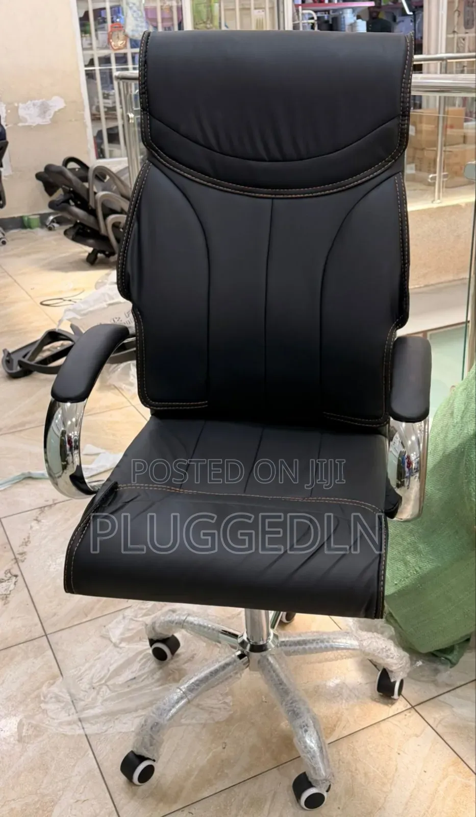 Ergonomic Executive Leather Chair