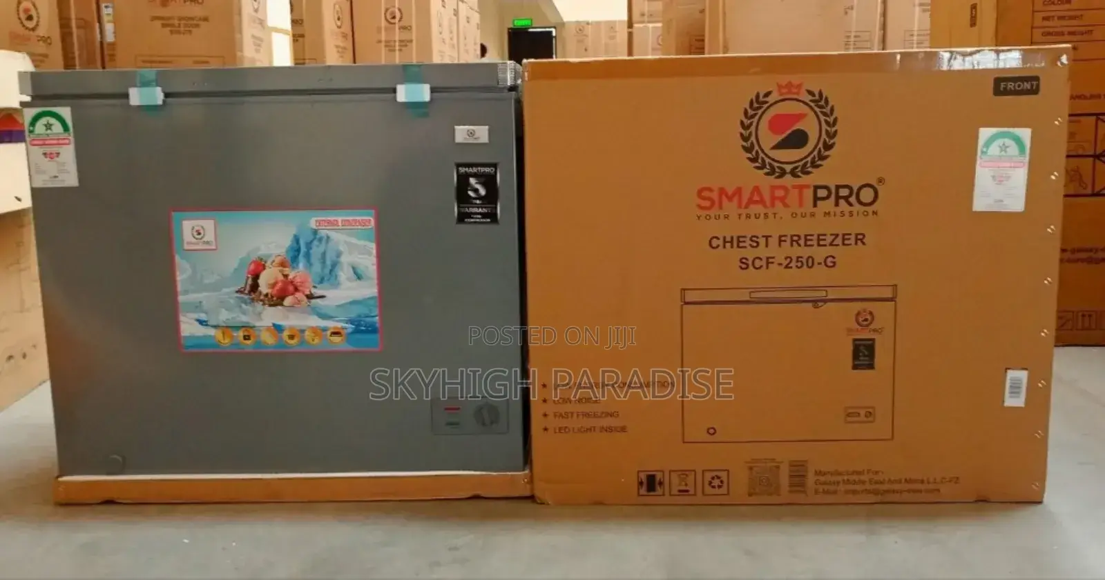 225 Litres Smart Pro SCF-275g Freezer