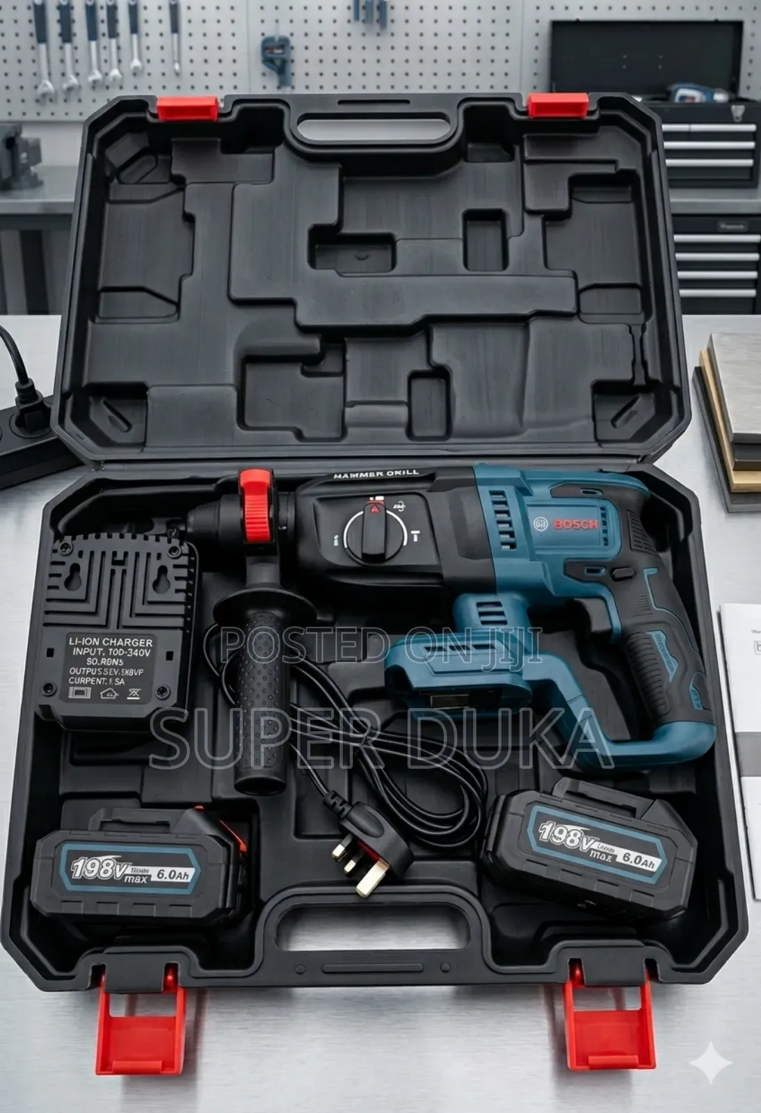 Bosch Cordless Rotary Hammer Drill Set.