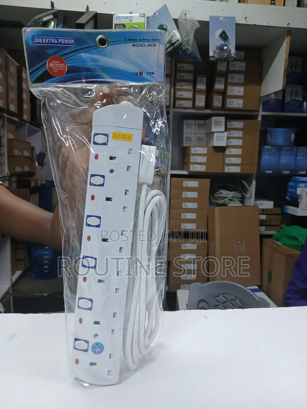 Power Extension 6 Way With Surge Protector