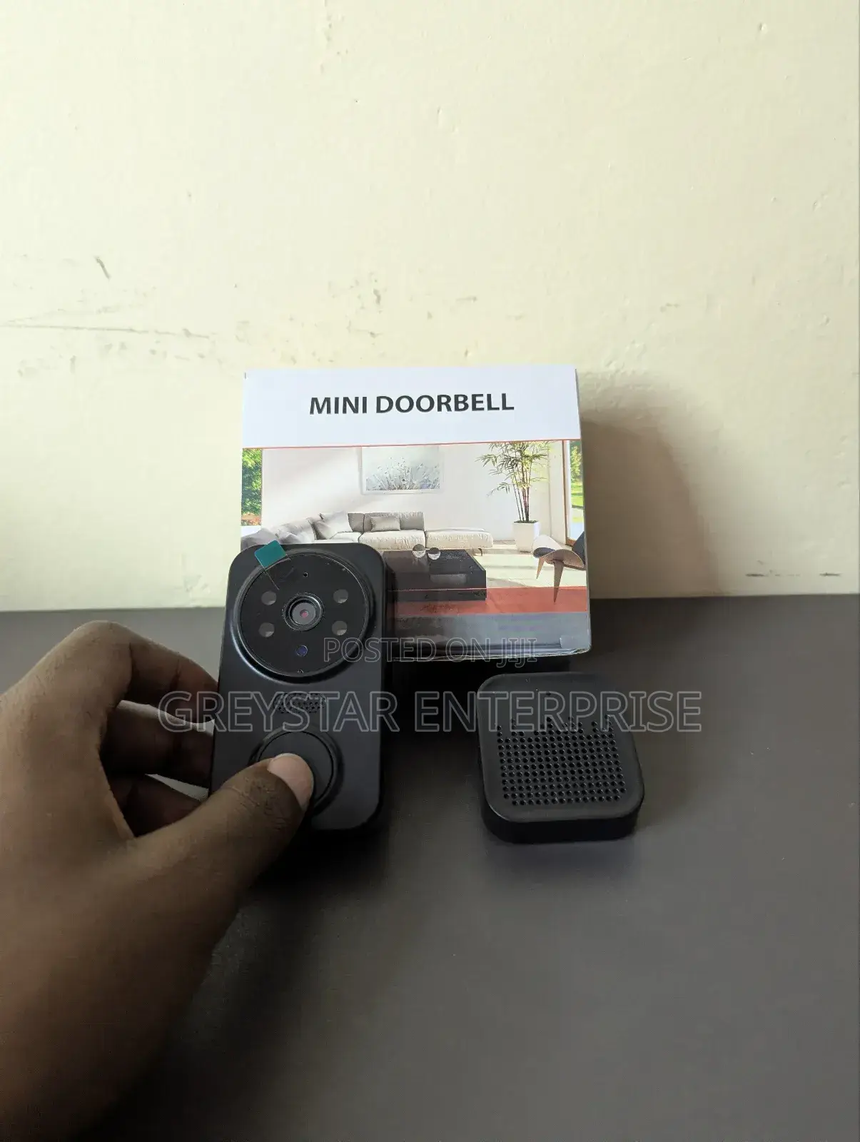 Intercom Doorbell Night Vision Hd Camera Wifi Tuya Video Ring Bell