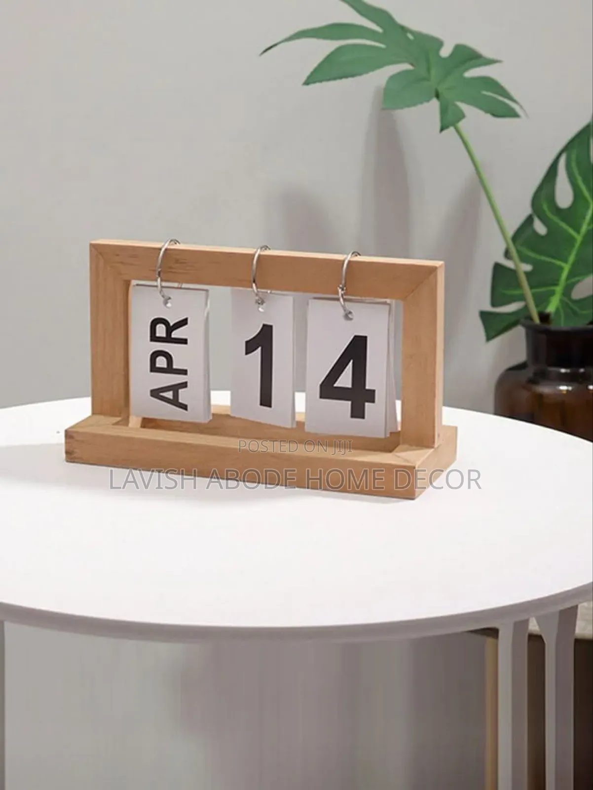 Wooden Decorative Flip Calendar