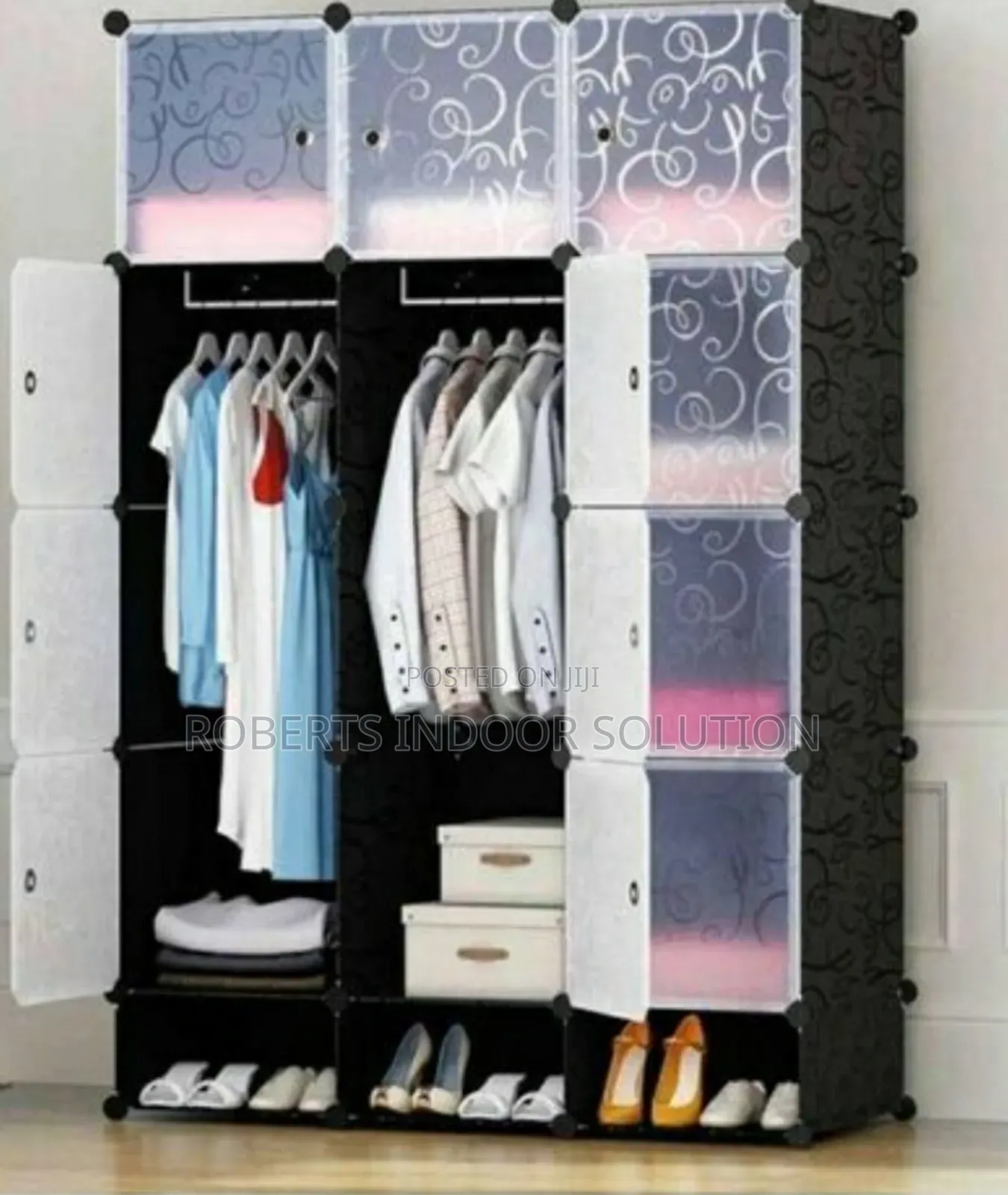 Semi-Permanent Plastic Wardrobe.