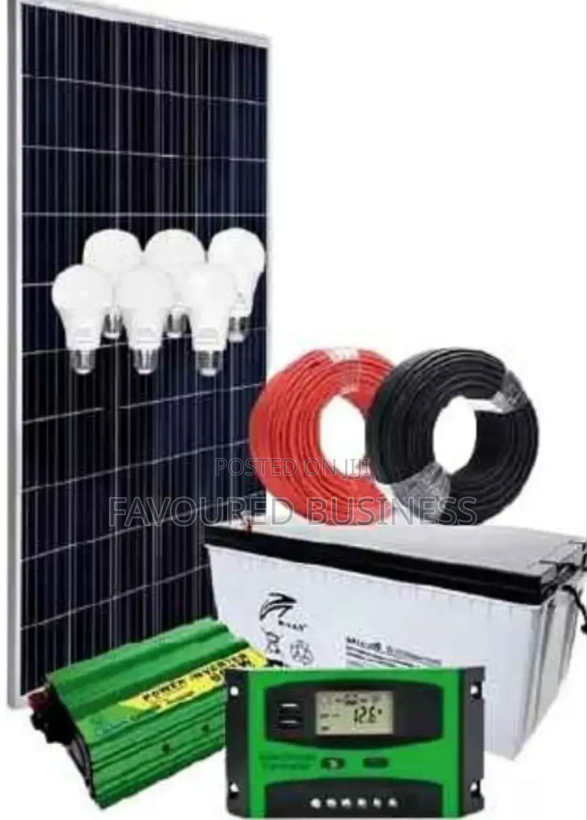 Solar Panel Kit 200ah/12vts Solar Panel 300watts