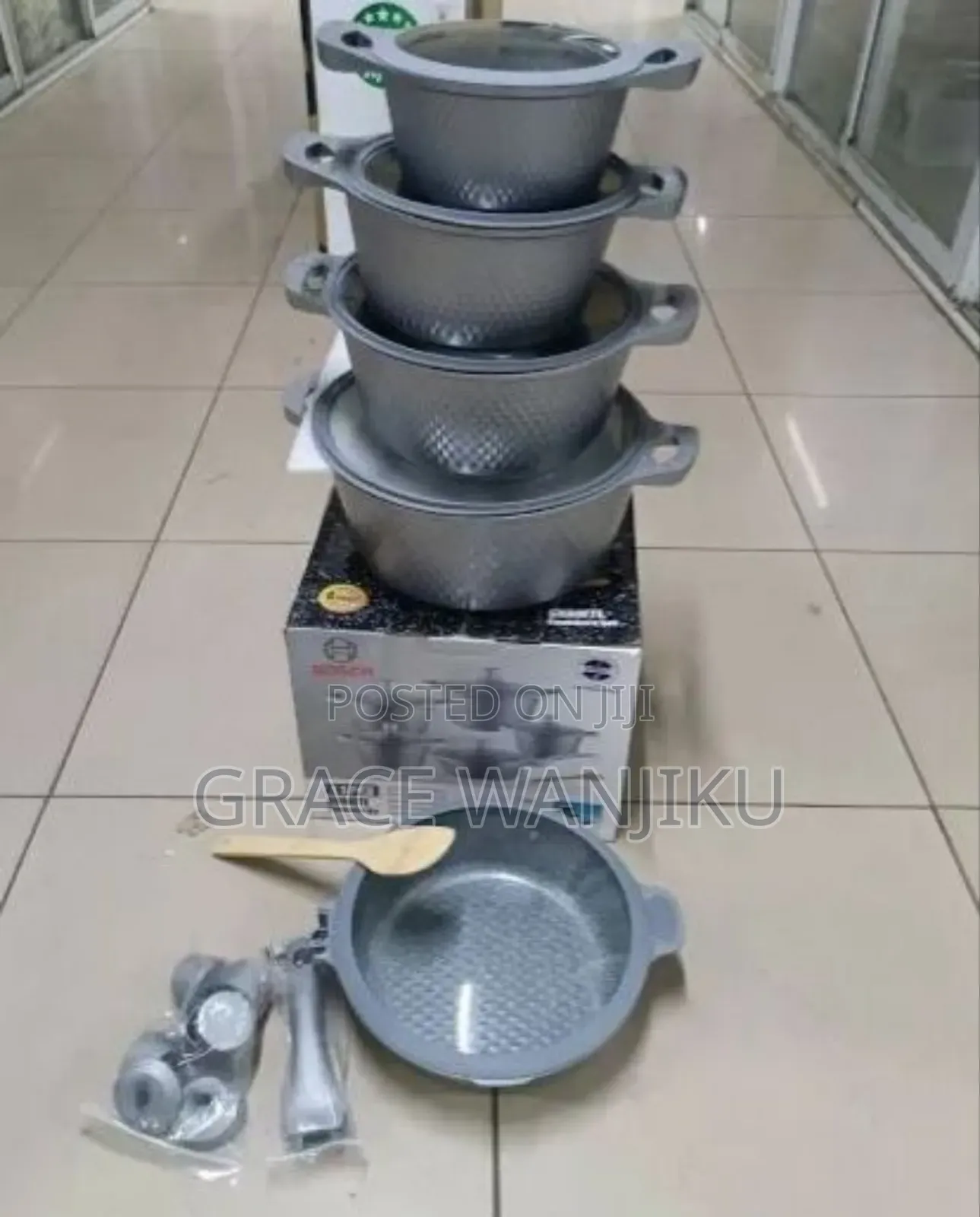*_Bosch 11pc Cookware With Silicone Lid Covers*_
