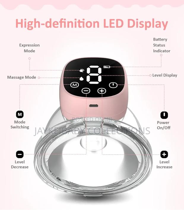 Hands-Free Wearable Breast Pump – Easy Quiet Milk Expression - thumbnail 4